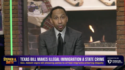 Stephen A. Smith reacts to Texas' new immigration law